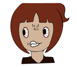 public girl keiko koike sticker #9722583