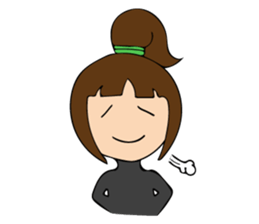 public girl  keiko koike sticker #9722584