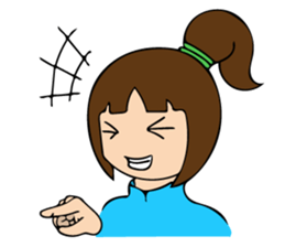 public girl  keiko koike sticker #9722585