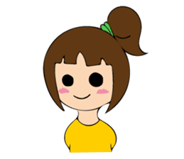 public girl keiko koike sticker #9722587