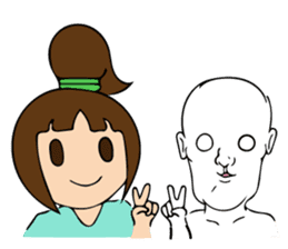 public girl keiko koike sticker #9722590