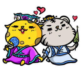 Pet apartment 2-Ancient Tiger& Giraffe sticker #9722748