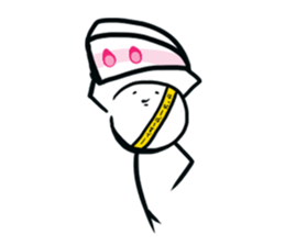 The child stares at my face. sticker #9723050