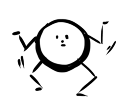 The child stares at my face. sticker #9723056