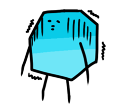 The child stares at my face. sticker #9723060