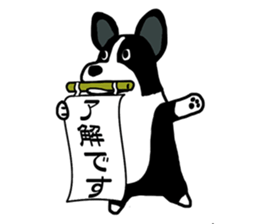 Happy corgi 2 sticker #9723316