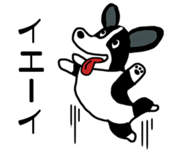 Happy corgi 2 sticker #9723320