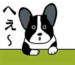 Happy corgi 2 sticker #9723348