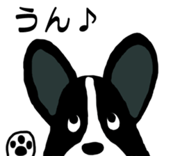 Happy corgi 2 sticker #9723349