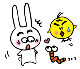 Geji eyebrow rabbit part 2 sticker #9723472