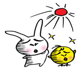 Geji eyebrow rabbit part 2 sticker #9723476