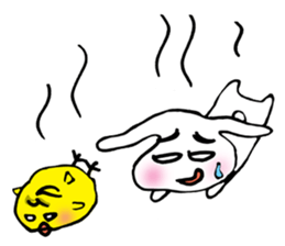 Geji eyebrow rabbit part 2 sticker #9723477