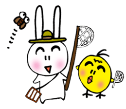 Geji eyebrow rabbit part 2 sticker #9723481