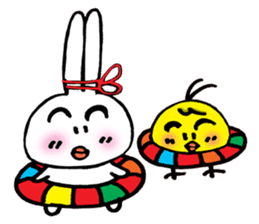 Geji eyebrow rabbit part 2 sticker #9723482