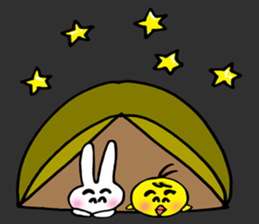 Geji eyebrow rabbit part 2 sticker #9723483