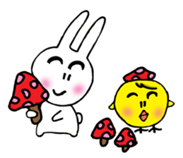 Geji eyebrow rabbit part 2 sticker #9723484