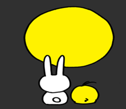 Geji eyebrow rabbit part 2 sticker #9723486