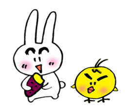 Geji eyebrow rabbit part 2 sticker #9723488