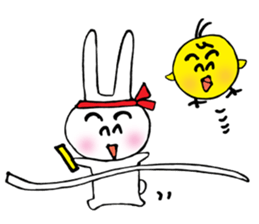 Geji eyebrow rabbit part 2 sticker #9723490