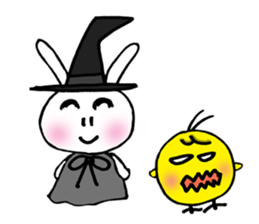 Geji eyebrow rabbit part 2 sticker #9723491