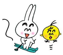 Geji eyebrow rabbit part 2 sticker #9723496