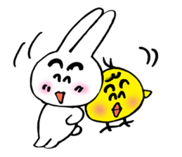 Geji eyebrow rabbit part 2 sticker #9723499