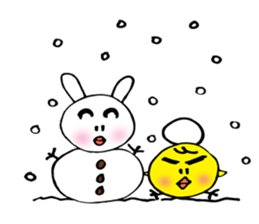 Geji eyebrow rabbit part 2 sticker #9723500