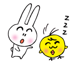 Geji eyebrow rabbit part 2 sticker #9723502