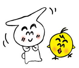 Geji eyebrow rabbit part 2 sticker #9723503