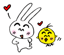 Geji eyebrow rabbit part 2 sticker #9723504