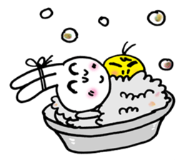 Geji eyebrow rabbit part 2 sticker #9723510