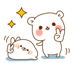 Vulgar bear VS Stinging tongue seal2.2 sticker #9723804