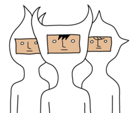 It is a strange creature sticker #9724610