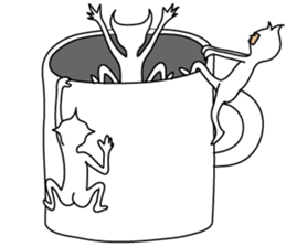 It is a strange creature sticker #9724630