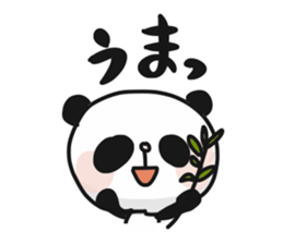 Two characters Panda 2 sticker #9724954