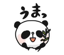 Two characters Panda 2 sticker #9724954