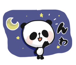 Two characters Panda 2 sticker #9724957