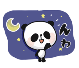Two characters Panda 2 sticker #9724957