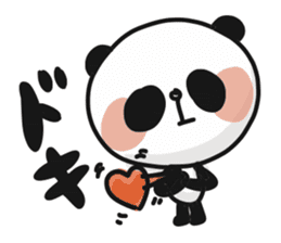 Two characters Panda 2 sticker #9724965