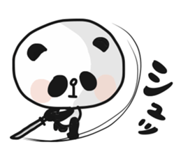 Two characters Panda 2 sticker #9724966