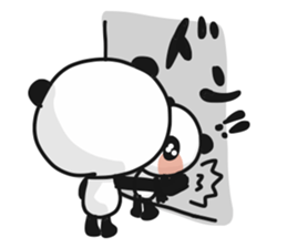 Two characters Panda 2 sticker #9724968