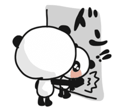 Two characters Panda 2 sticker #9724968