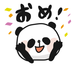 Two characters Panda 2 sticker #9724970