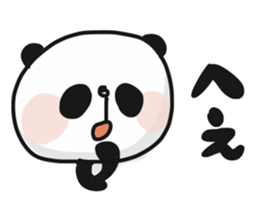 Two characters Panda 2 sticker #9724984