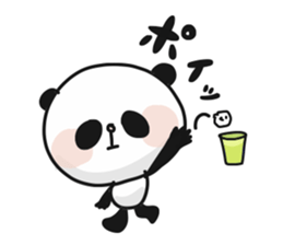 Two characters Panda 2 sticker #9724986