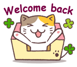 Cats & Clover 4(English) sticker #9725759