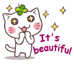 Cats & Clover 4(English) sticker #9725764