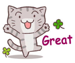Cats & Clover 4(English) sticker #9725767