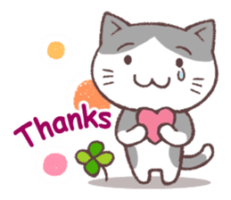 Cats & Clover 4(English) sticker #9725771
