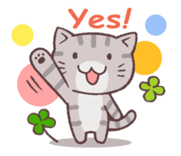 Cats & Clover 4(English) sticker #9725772